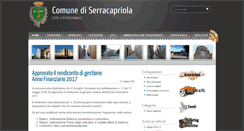 Desktop Screenshot of comune.serracapriola.fg.it